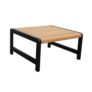 Комплект кофейных столов из алюминия Joygarden Maya Темный графит, садовая мебель