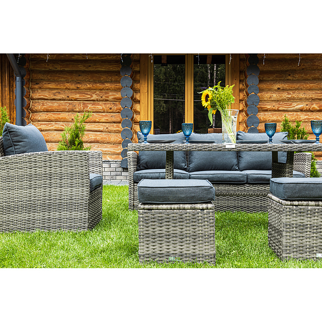 Комплект садовой мебели Lite Zoya серый 