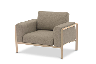 Кресло Brafritid Stockholm бежевый/коричневый, садовая мебель