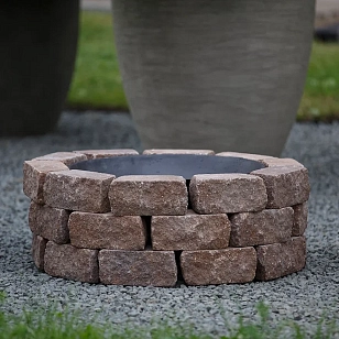 Кострище Concretika "Старый город" 80 х 3 уровня кладки, уличное оборудование