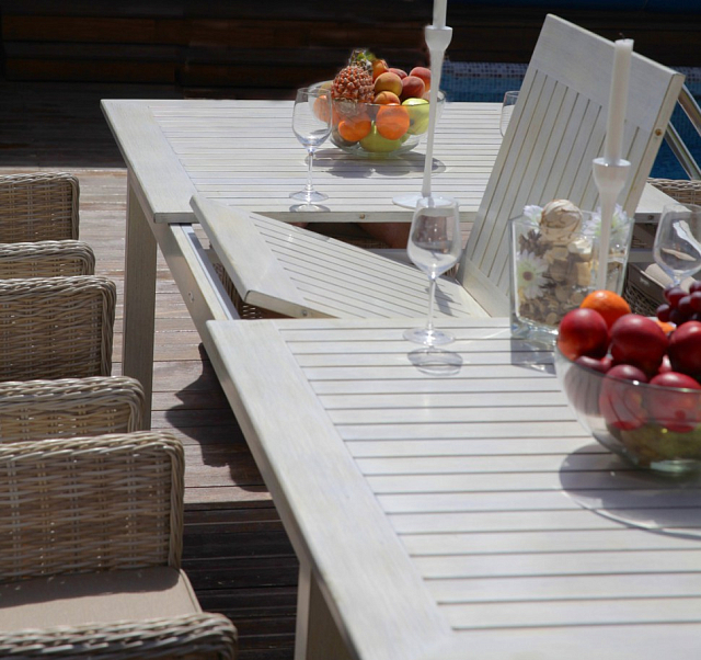 Раскладной стол Lite Toscana бежевый 