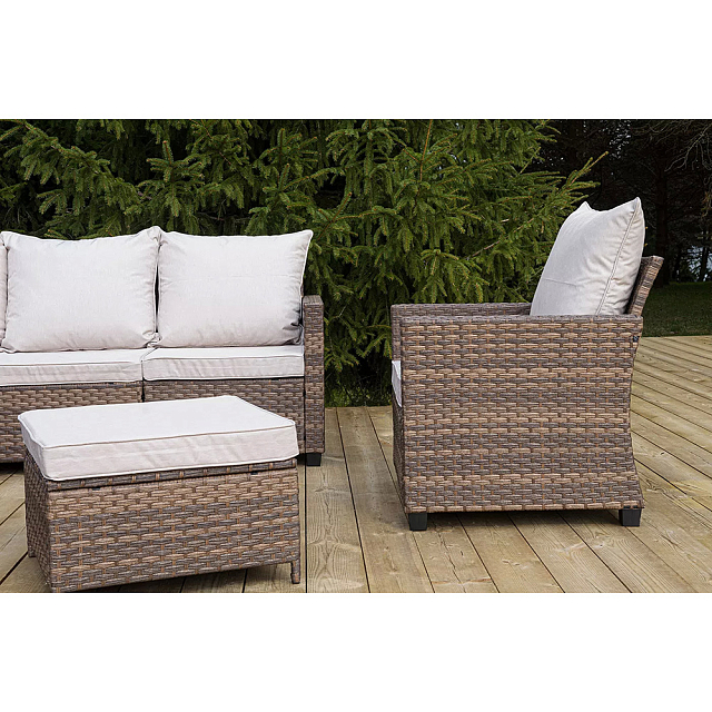 Лаунж-зона 4SIS Бостон, цвет коричневый 