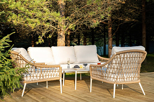 Лаунж-зона 4SIS Венеция, цвет соломенный, садовая мебель