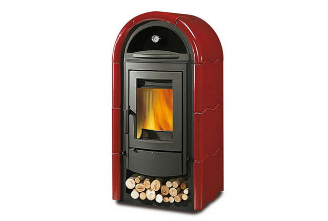 Печь дровяная La Nordica Stefany Forno Цвет: бордовый