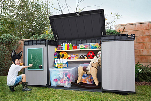 Уличная тумба Keter Elite Store 1150 л, садовая мебель