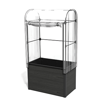 Грядка-теплица Keter Maple Green House Цвет: серый 