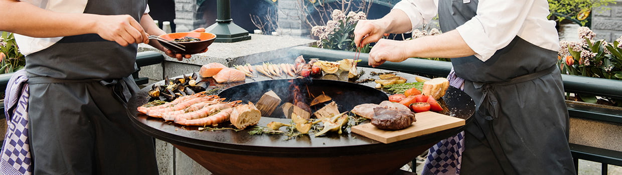 Гриль барбекю дровяной для беседки OFYR CLASSIC XL