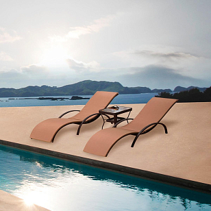 Комплект шезлонгов Lite Dublu для дачи Комплект шезлонгов Lite Dublu, садовая мебель