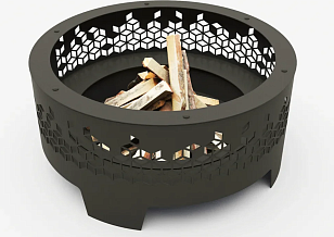 Уличный очаг Grey Stone Flamm Rhomb для сада и загородного дома Уличный очаг Grey Stone Flamm Rhomb, уличное оборудование