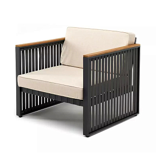 Кресло из алюминия Joygarden Horizon квадратный, садовая мебель