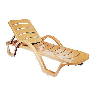 Шезлонг-лежак Siesta Contract Havana Цвет: тик, садовая мебель