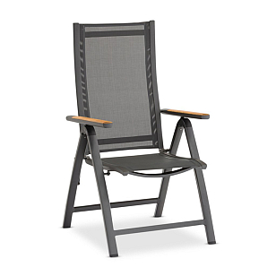 Кресло складное Brafritid Andy антрацит, садовая мебель