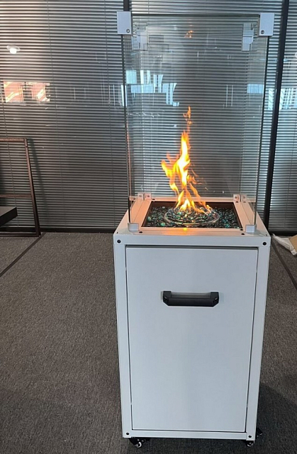 Уличный газовый обогреватель WWT 13K White 