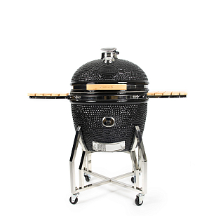 керамический гриль yakiniku xxlarge kamado (основание, столики, pro набор, чехол) для дачи