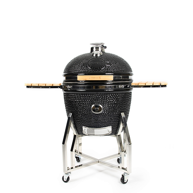 керамический гриль yakiniku xxlarge kamado (основание, столики, pro набор, чехол)