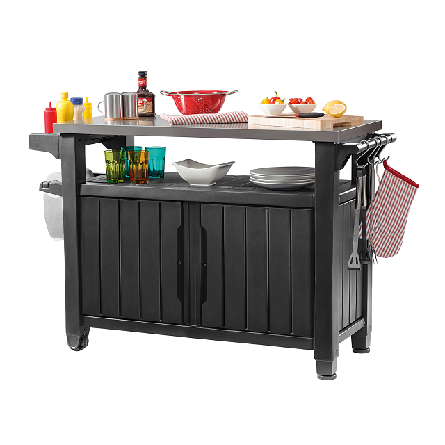 Стол для барбекю Keter Unity XL графит 