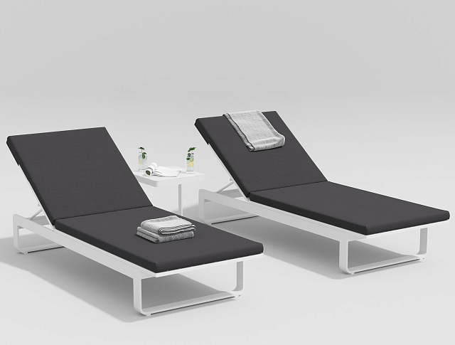 Шезлонг Gardenini Villino White 