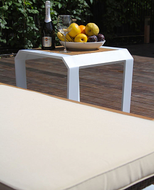 Столик для шезлонга Lite Teakman для дачи Столик для шезлонга Lite Teakman, садовая мебель