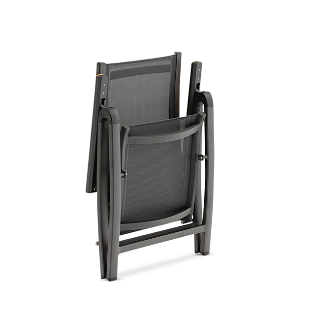 Обеденный комплект Brafritid Lyon-Andy 280A+10R Цвет: антрацит/натуральный 