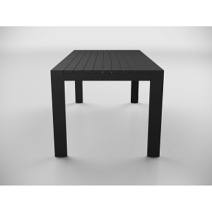 Обеденная зона Gardenini Malia 180 Карбон / Антрацит со стульями Premium Bella для дачи Обеденная зона Gardenini Malia 180 Карбон / Антрацит со стульями Premium Bella, садовая мебель