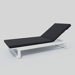 Шезлонг Ideal Patio Letto Цвет: белый, антрацит, садовая мебель