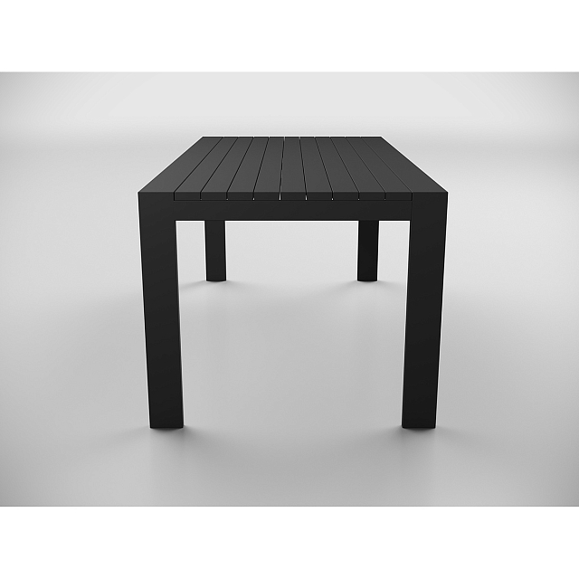 Обеденная зона Gardenini Malia 180 Карбон / Антрацит со стульями Premium Bella 