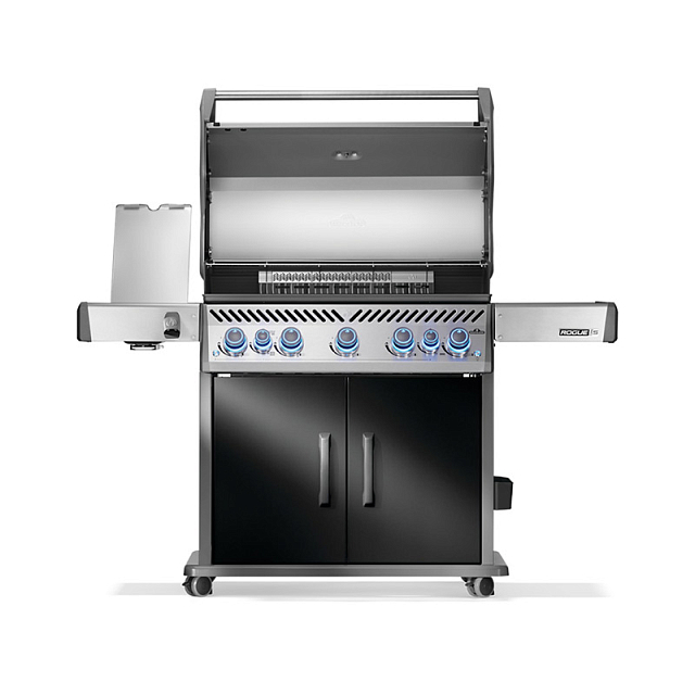гриль газовый napoleon rogue pro-s 625 черный (с ик горелкой 3/3)