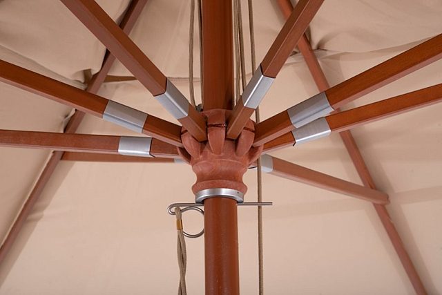 Зонт на центральной деревянной опоре 4SIS Джулия 4x3 