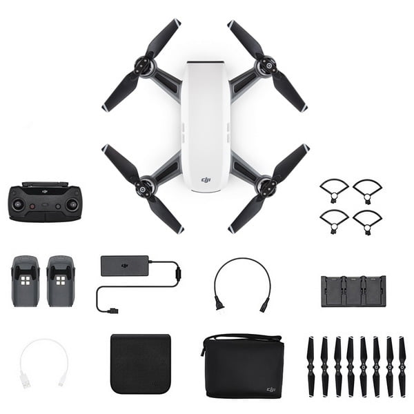 Квадрокоптер DJI Spark Spark Combo (Alpine White, белый)