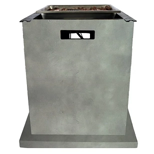 Уличный газовый стол камин Clifton Dinning Table Grey (без столешницы) для сада и загородного дома Уличный газовый стол камин Clifton Dinning Table Grey (без столешницы), уличное оборудование