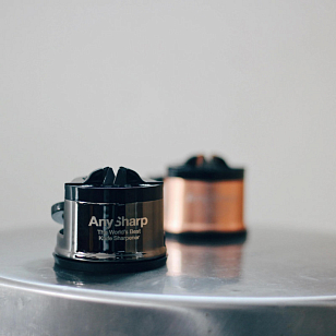 Точилка для ножей AnySharp Pro Цвет: вольфрам в комплекте со сменными лезвиями для сада