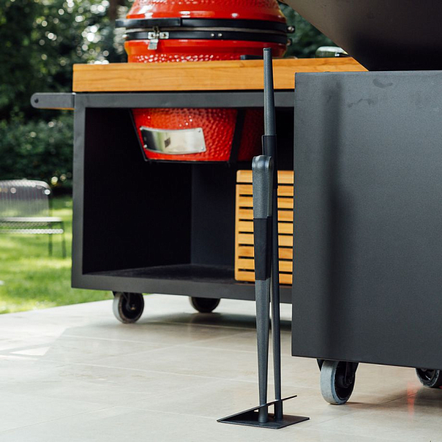 Набор трубка и щипцы на подставке OFYR Буффадо черный