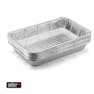 Алюминевые поддоны Weber большие для приготовления пищи Алюминевые поддоны Weber большие для сада