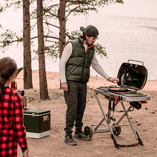 Гриль газовый на подставке Weber Traveler для приготовления пищи гриль газовый на подставке weber traveler