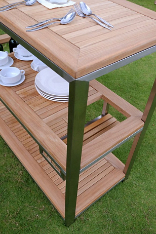 Столик сервировочный Brafritid Turin Trolley, садовая мебель