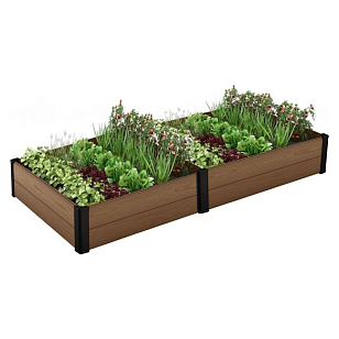 Кашпо-грядка Keter Vista Modular Garden Bed 2 pack Цвет: коричневый, уличное оборудование