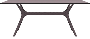 Стол Siesta Contract Ibiza Цвет: коричневый, садовая мебель