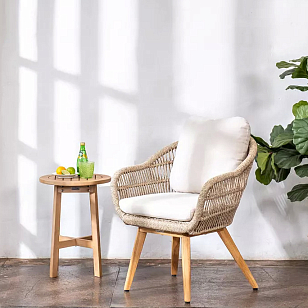 Кресло обеденное из тика Joygarden Talara, садовая мебель