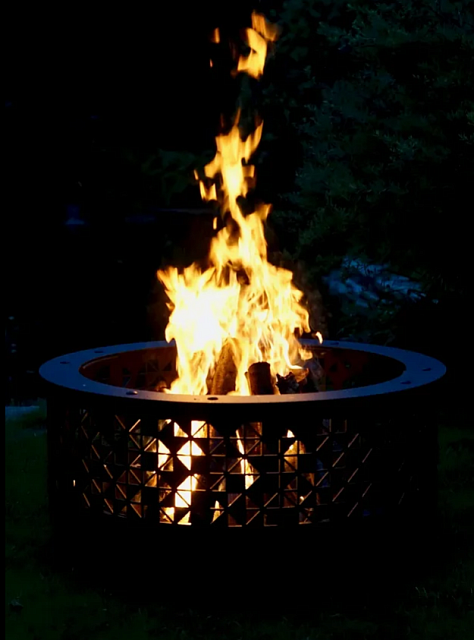 Уличный очаг Grey Stone Flamm Trigon 