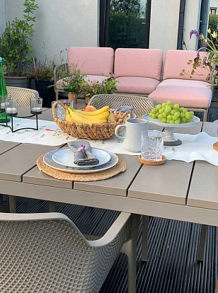 Стол раздвижной Nardi Rio 210 Цвет: тортора, садовая мебель