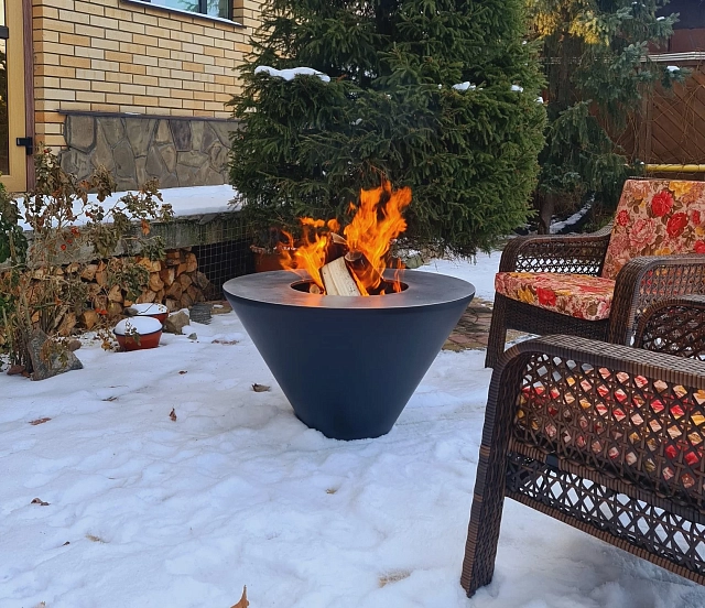 Гриль-очаг Elbrus Home Этна Ø100 (Термостойкая эмаль)