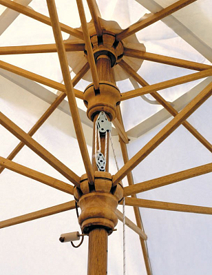 Зонт уличный Scolaro квадратный Palladio Telescopic, садовая мебель