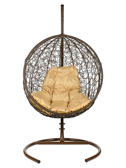 Подвесное кресло Bozollo Palla Marrone 