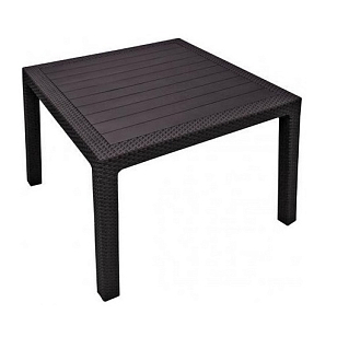 Стол Keter Melody quartet коричневый для дачи Стол Keter Melody quartet коричневый, садовая мебель