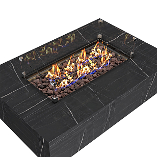 Стол-камин Kaminex Этна Черный, уличное оборудование