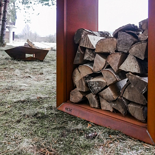 Дровница NOX Arbor 900 для дачи Дровница NOX Arbor 900, товары для загородного дома