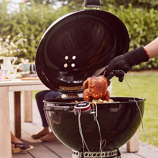Гриль угольный Weber Master-Touch Premium E-5770, черный для приготовления пищи гриль угольный weber master-touch premium e-5770, черный
