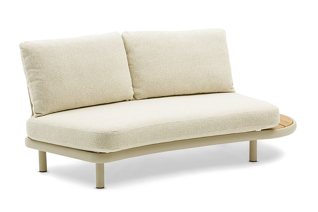 Лаунж зона (диван и парные столики) Brafritid Gotland бежевый, алюминий 