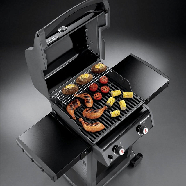 гриль газовый weber spirit e-210 original, черный
