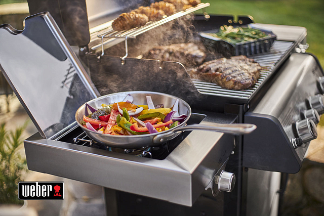 гриль газовый weber spirit sp-335 premium gbs, нерж. сталь